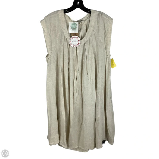 Dress Casual Short By Umgee In Cream, Size: L