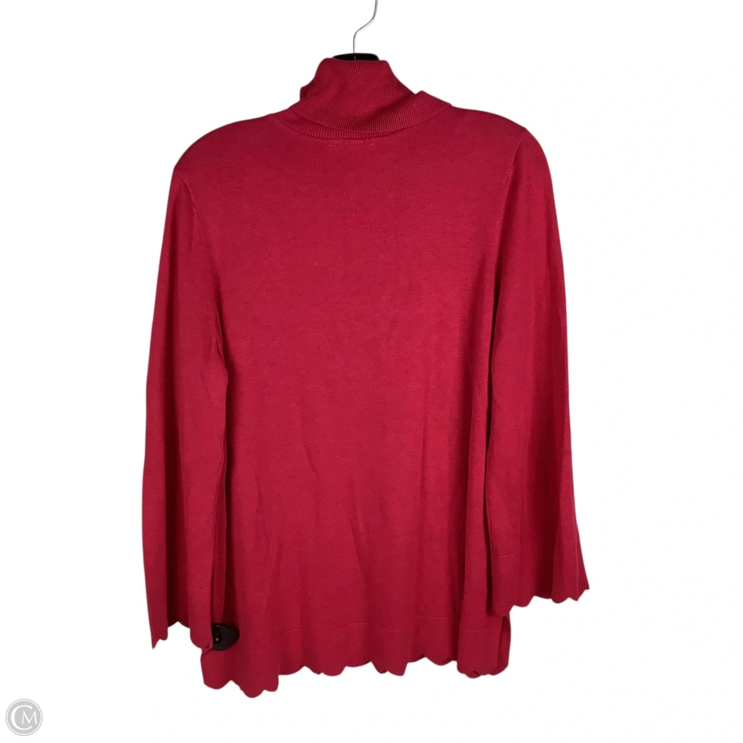 Top Long Sleeve By Isaac Mizrahi Live Qvc In Pink, Size: L