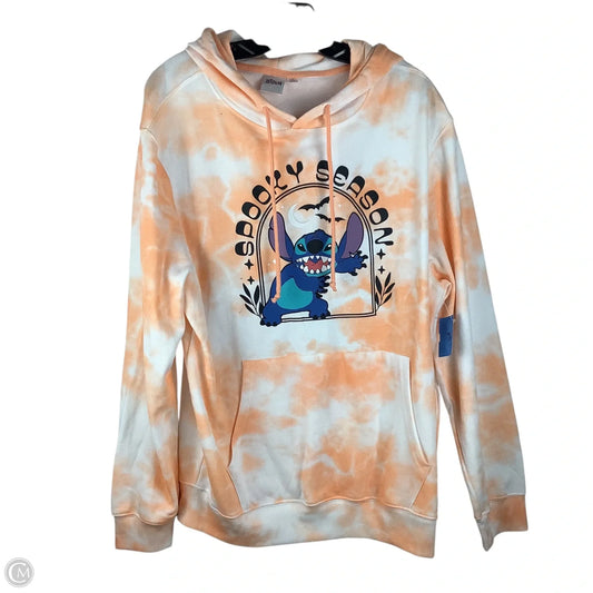 Sweatshirt Hoodie By Disney In Orange, Size: Xl