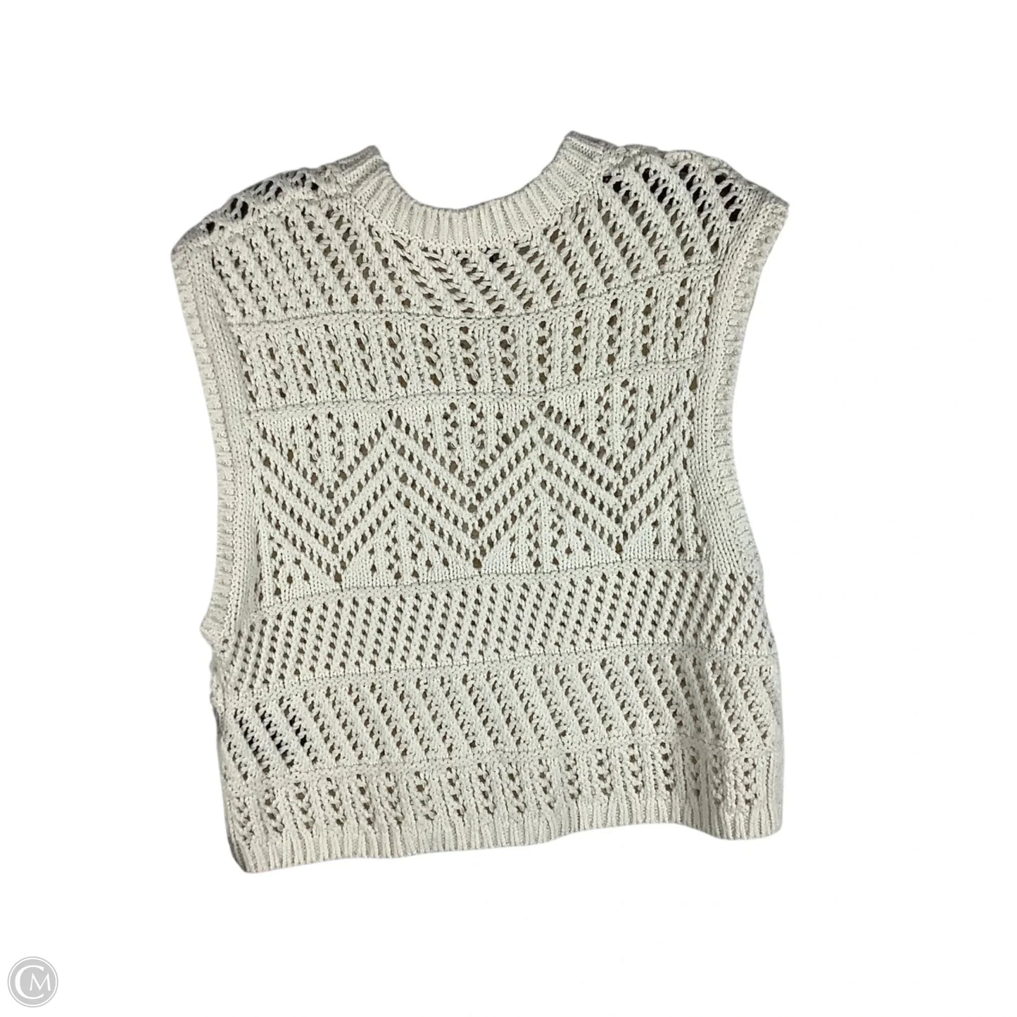 Sweater Short Sleeve By Rag And Bone In Cream, Size: S