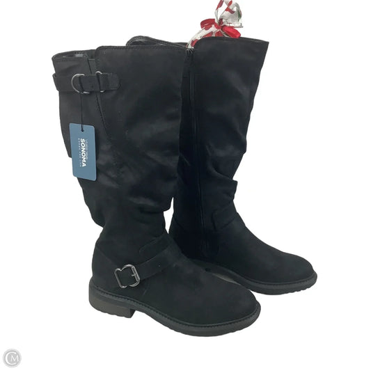 Boots Knee Heels By Sonoma In Black, Size: 8.5