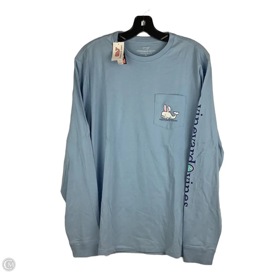 Top Long Sleeve By Vineyard Vines In Blue, Size: M
