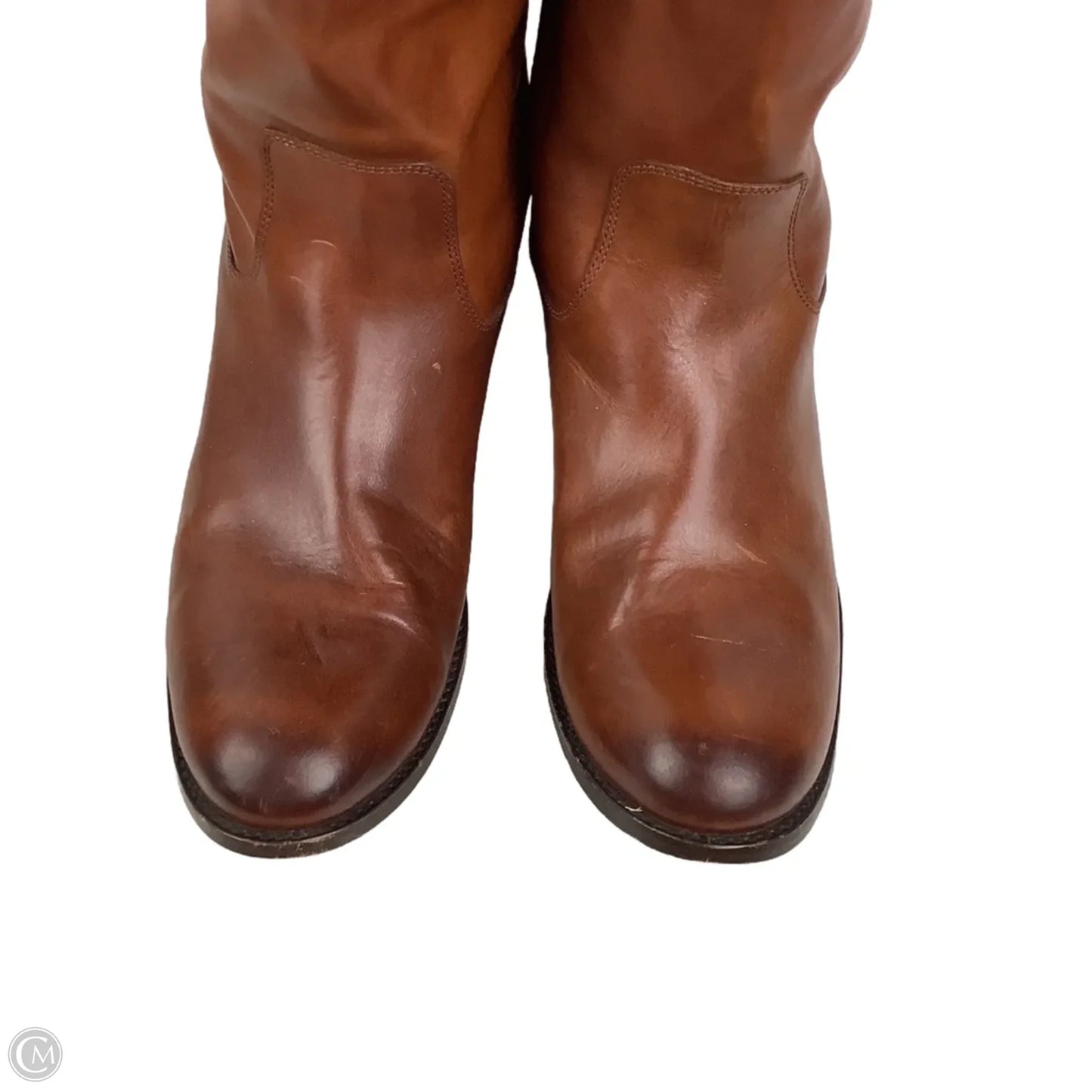 Boots Designer By Frye In Brown, Size: 11