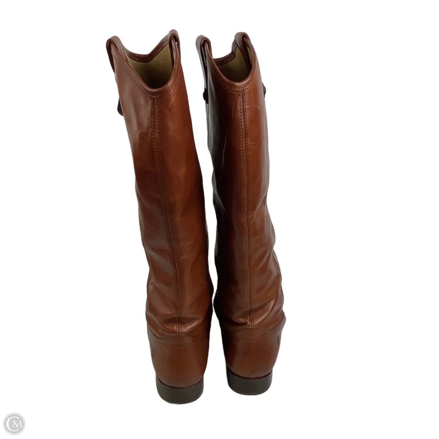 Boots Designer By Frye In Brown, Size: 11