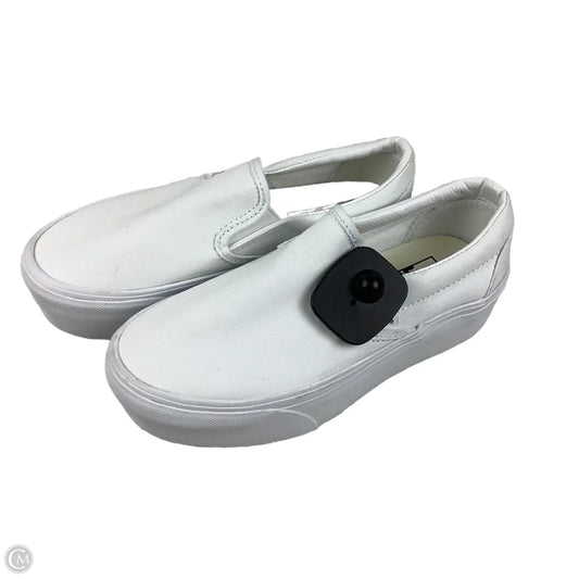 Shoes Sneakers Platform By Vans In White, Size: 6