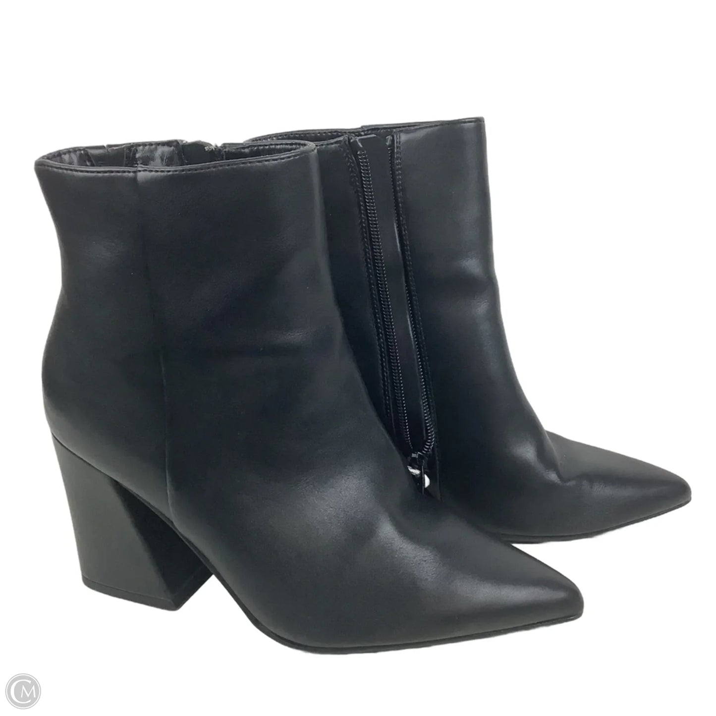Boots Ankle Heels By A New Day In Black, Size: 6.5
