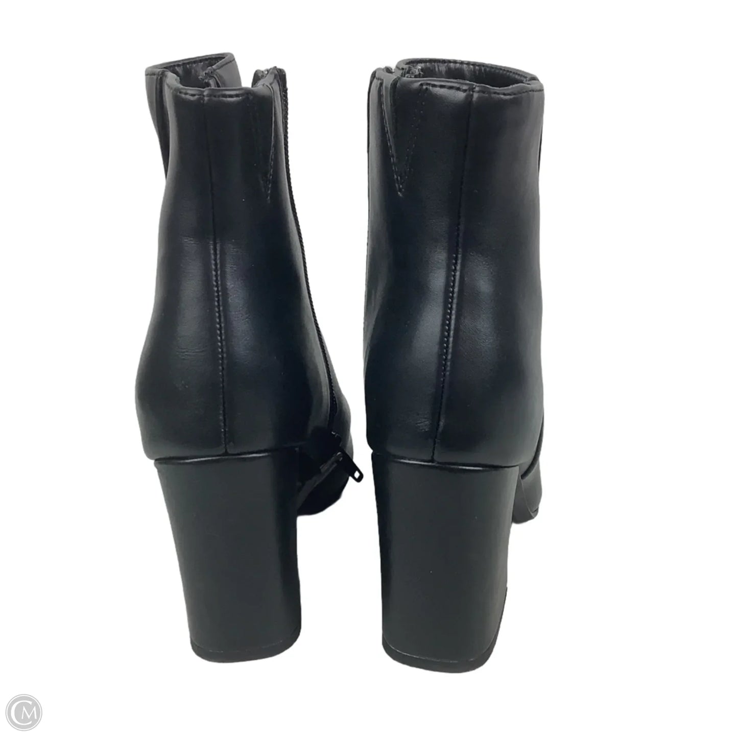 Boots Ankle Heels By A New Day In Black, Size: 6.5