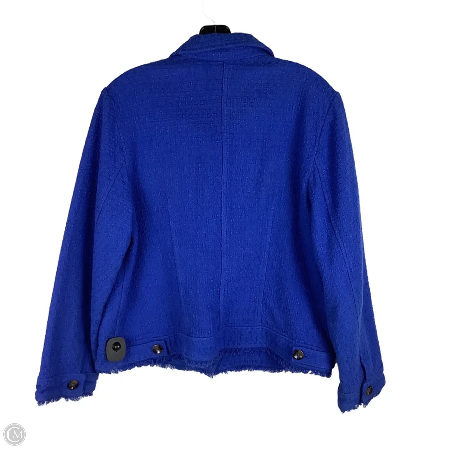 Jacket Other By Chicos In Blue, Size: L (brand size 2)