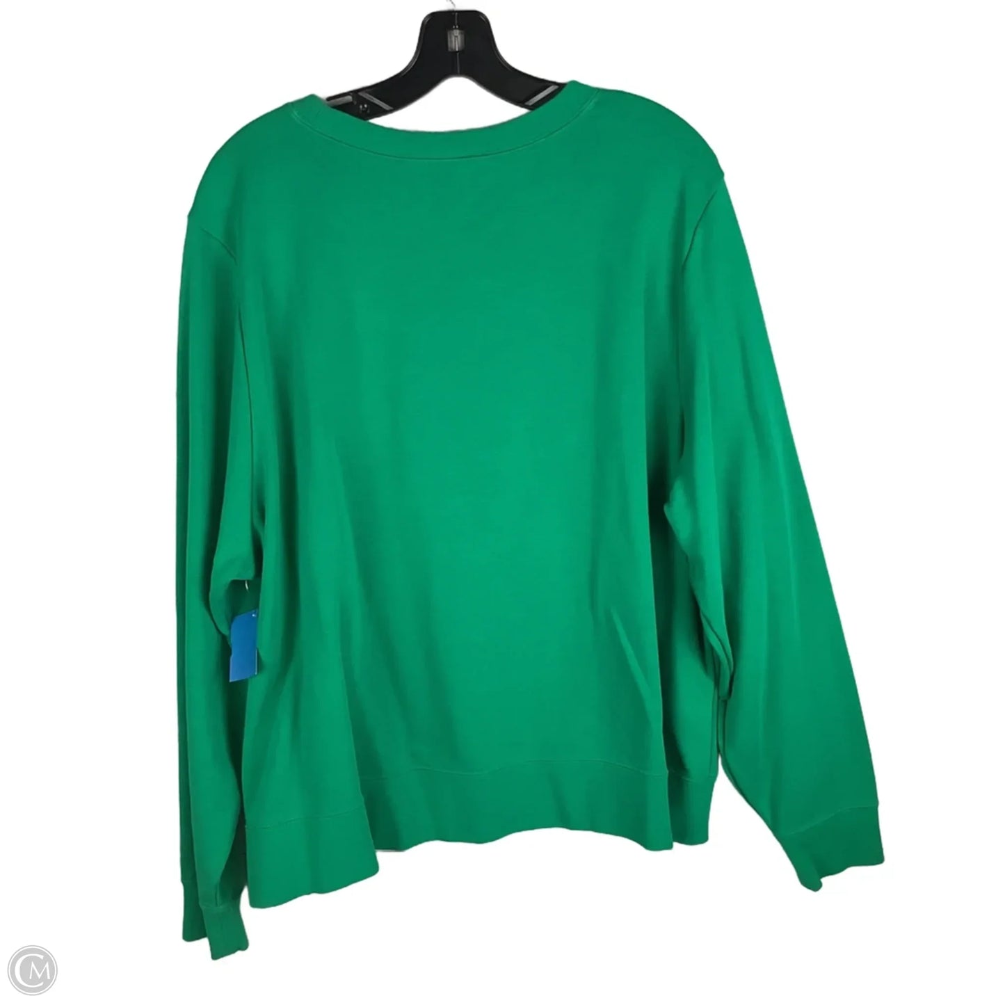 Top Long Sleeve By Nike Apparel In Green, Size: 2x