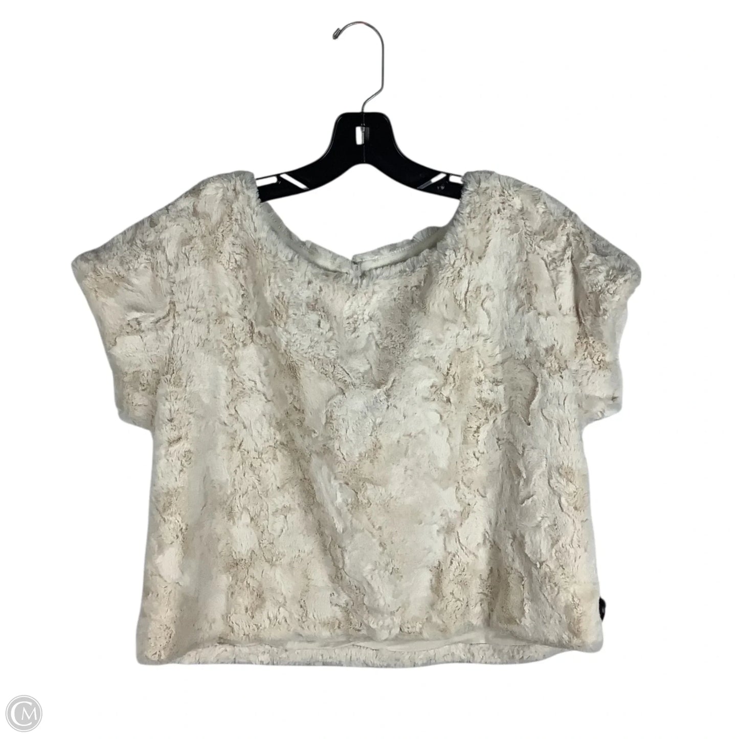 Sweater Short Sleeve By Maeve In Cream, Size: M