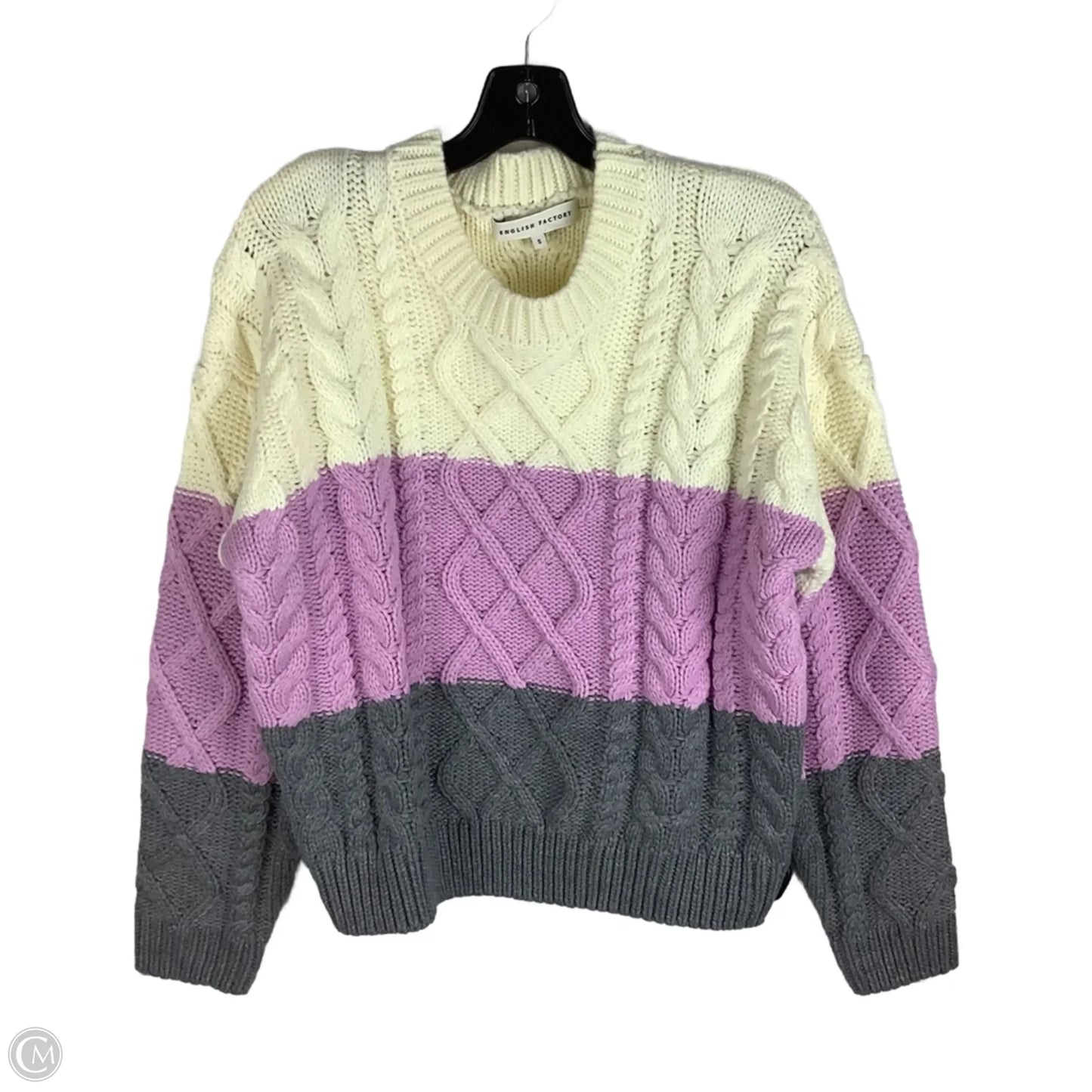 Sweater By English Factory In Cream, Size: S