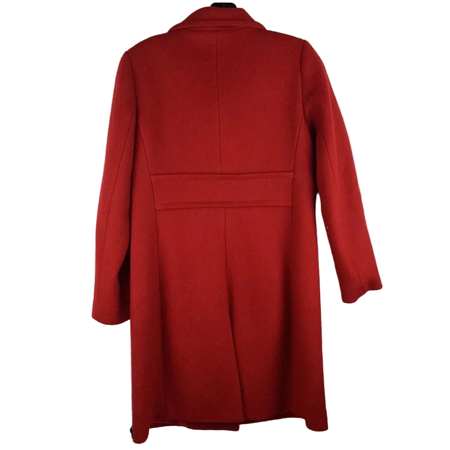 Coat Peacoat By Ann Taylor In Red, Size: Xs petite