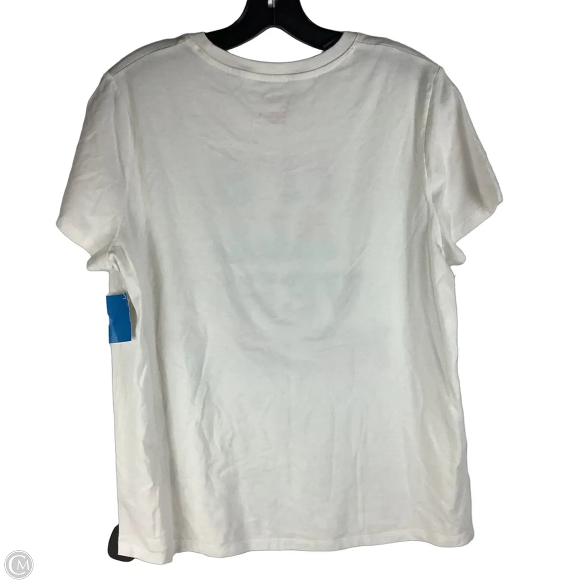 Top Short Sleeve Basic By Target In White, Size: L