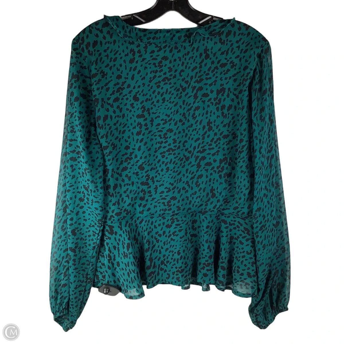 Top Long Sleeve By Mi Ami In Teal, Size: Xl