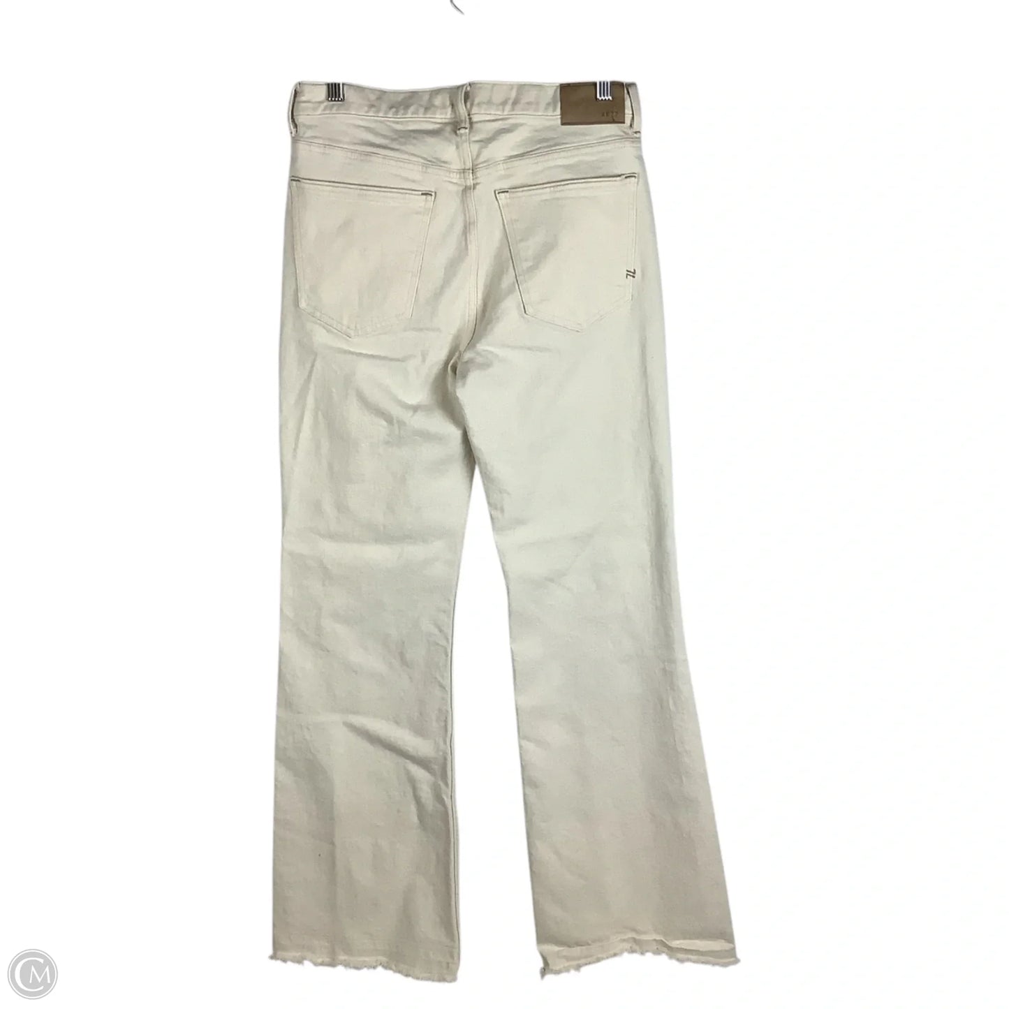Jeans Flared By American Eagle In Cream, Size: 6 (28)