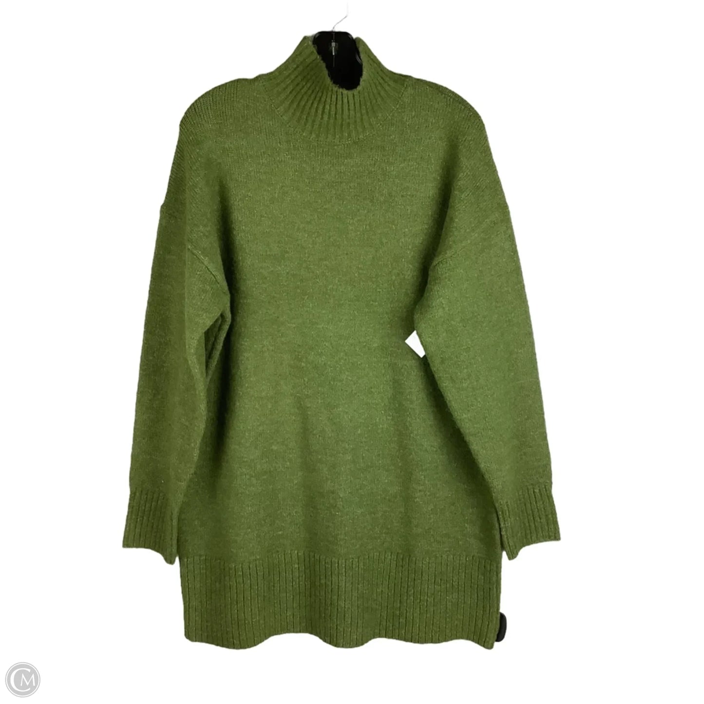Sweater Tunic By Double Zero In Green, Size: M