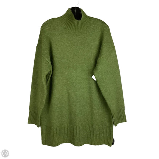 Sweater Tunic By Double Zero In Green, Size: M
