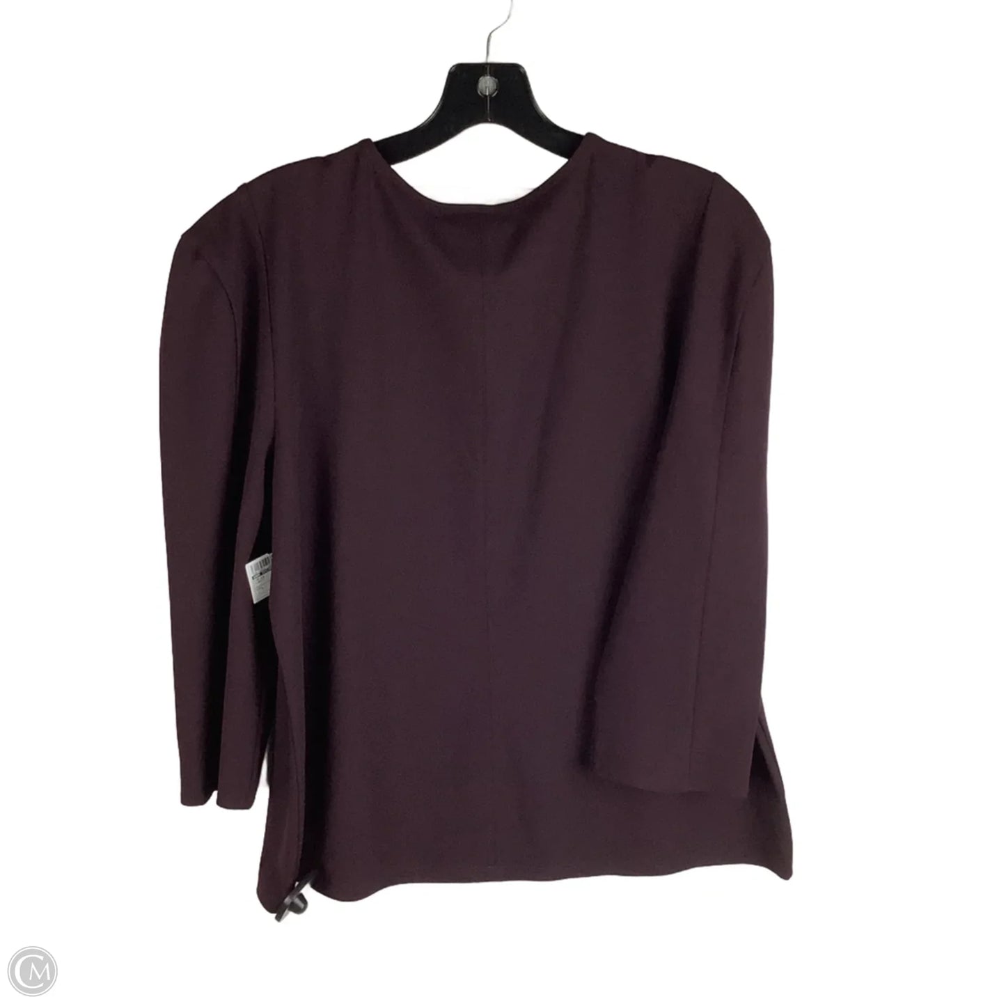 Top Long Sleeve By Ann Taylor In Purple, Size: L