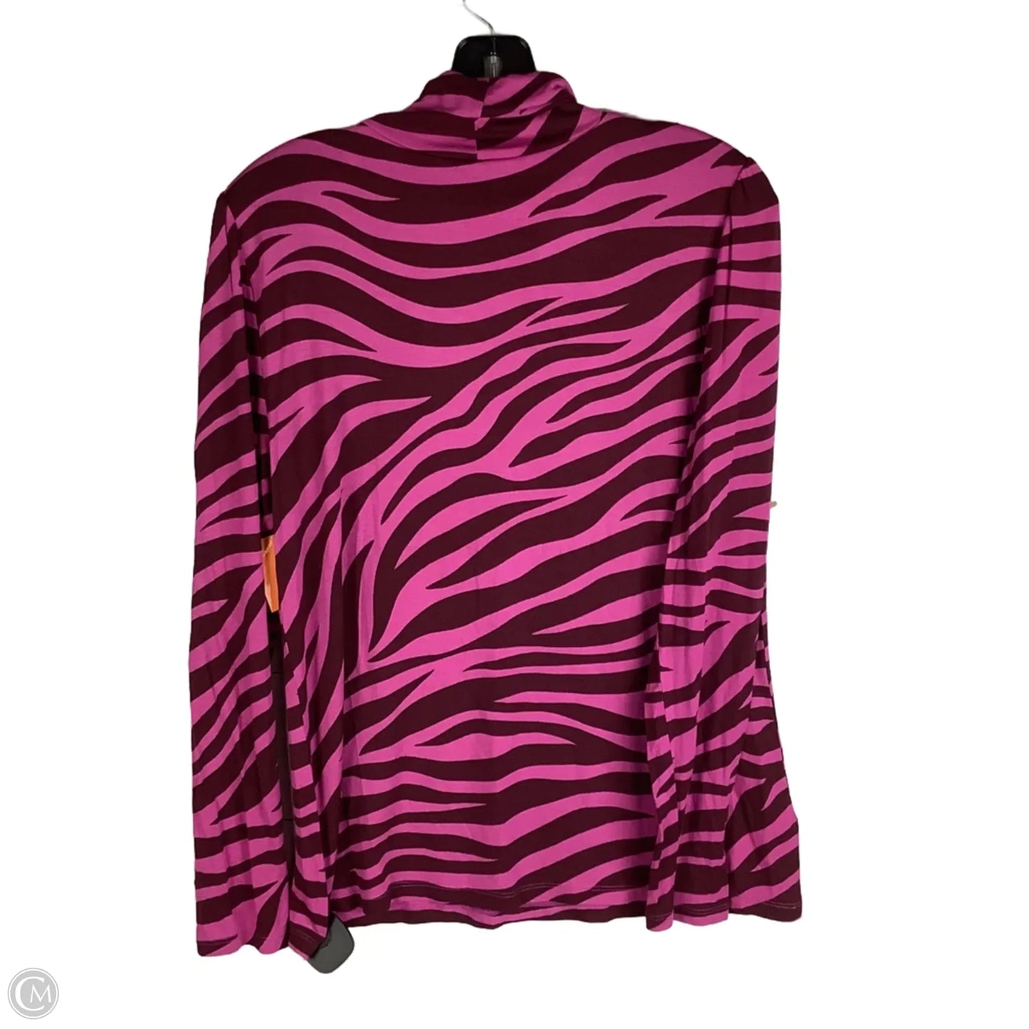 Top Long Sleeve By Ann Taylor In Purple, Size: L