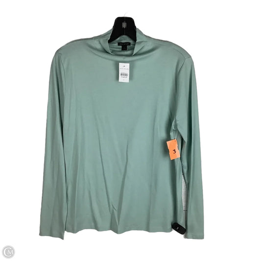 Top Long Sleeve By Ann Taylor In Blue, Size: L