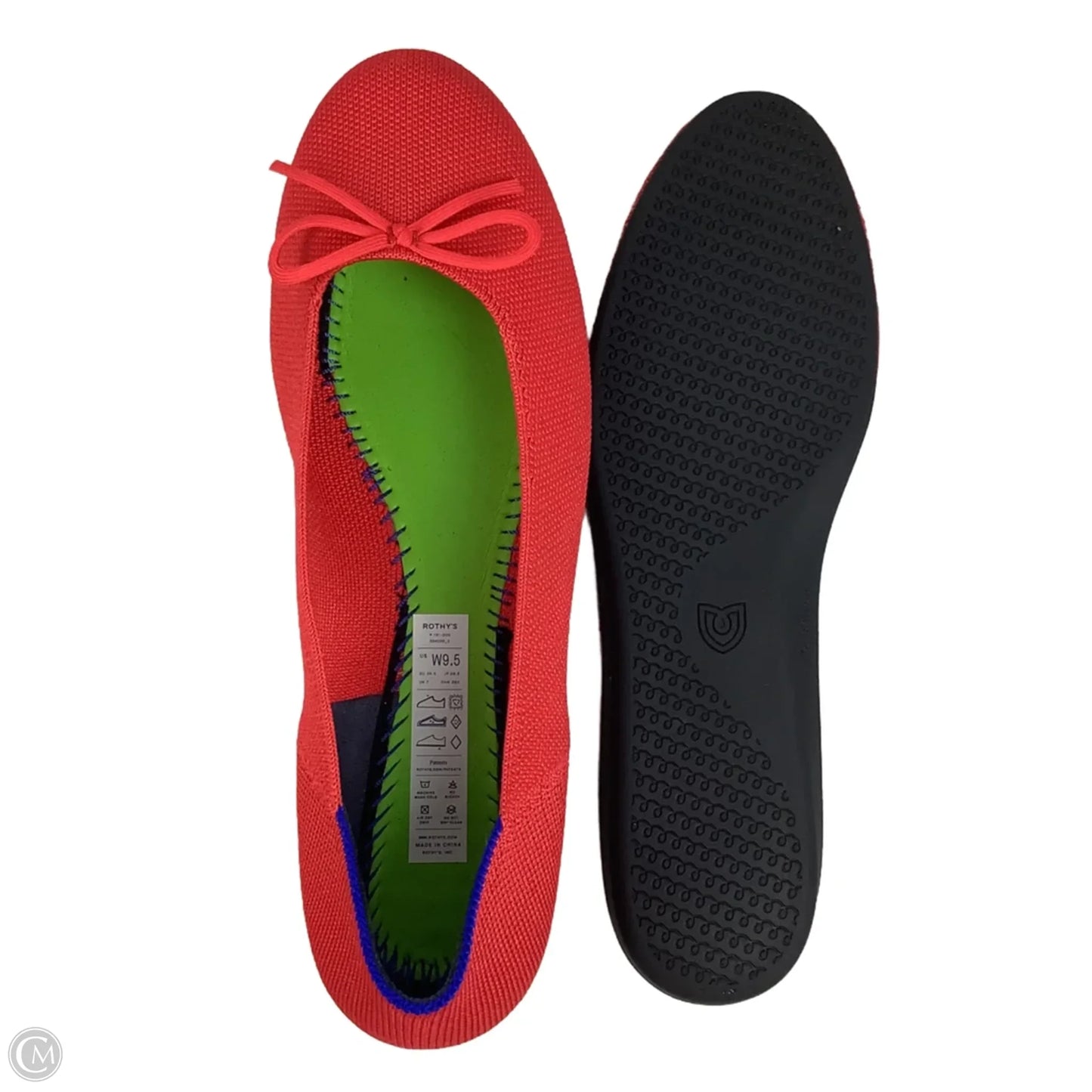 Shoes Flats By Rothys In Red, Size: 9.5