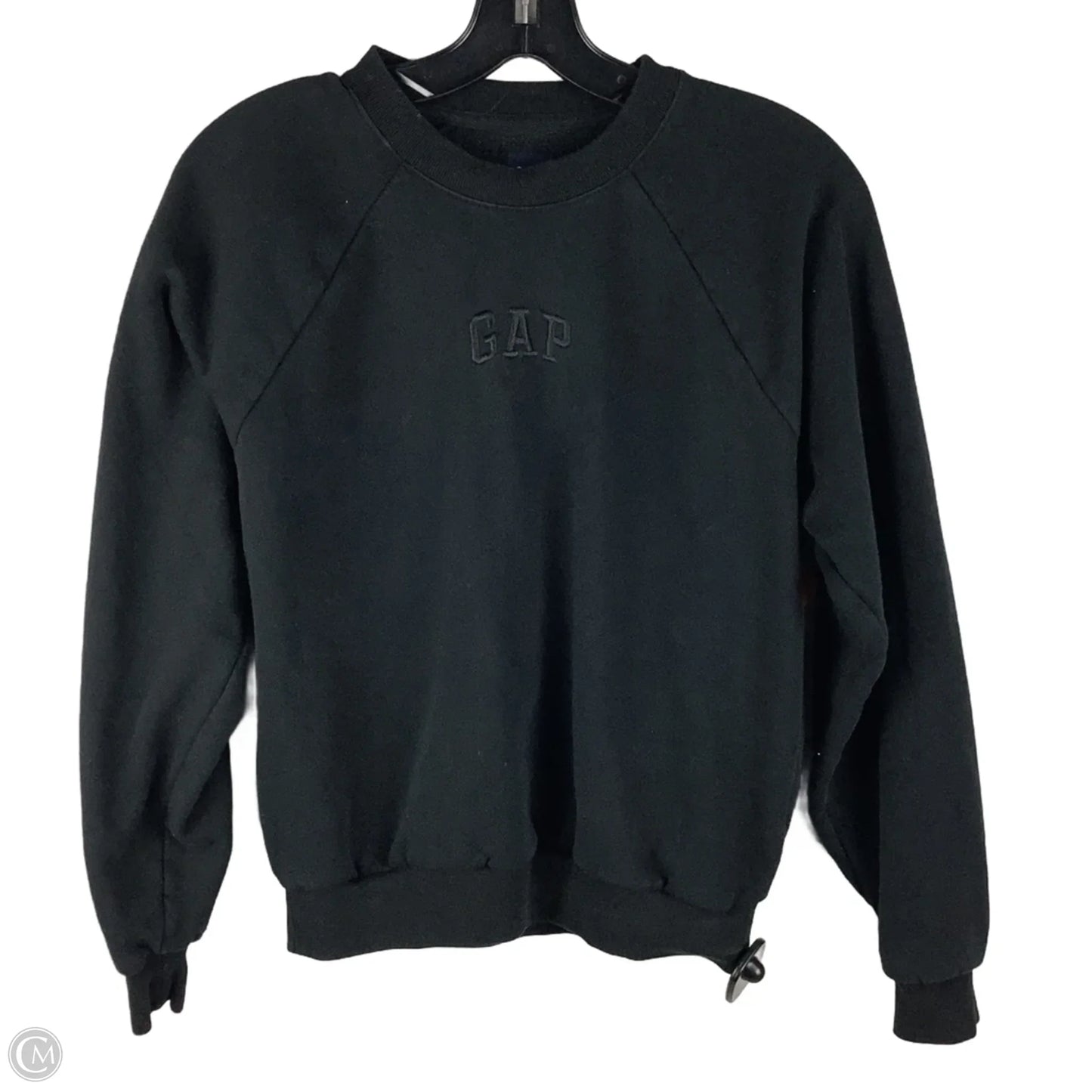 Top Long Sleeve By Gap In Black, Size: Xxs