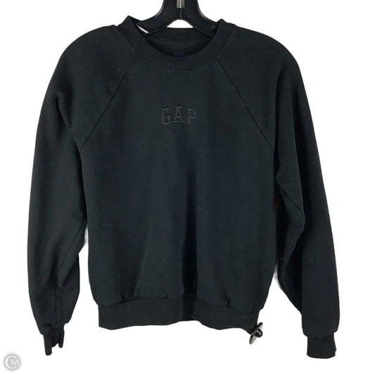 Top Long Sleeve By Gap In Black, Size: Xxs