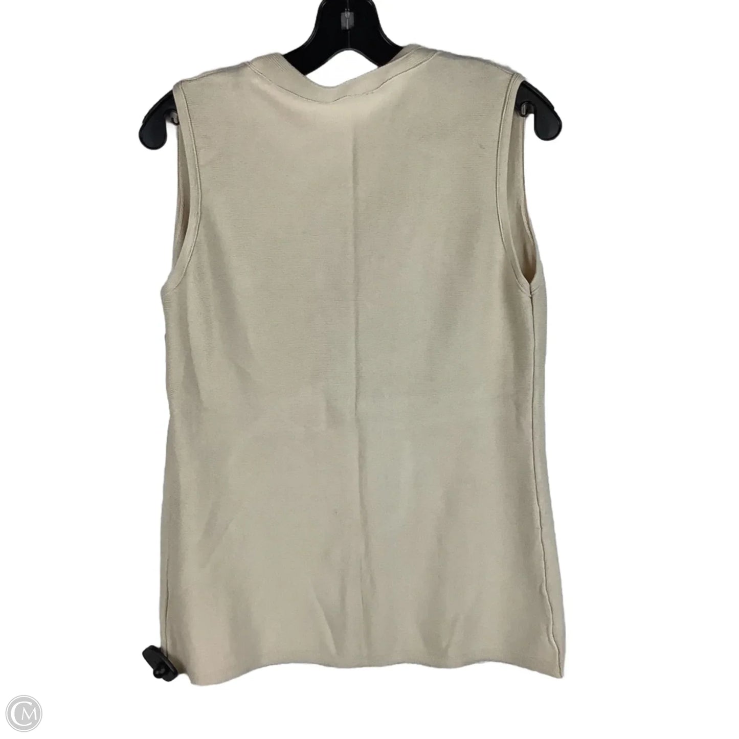 Vest Sweater By Cmc In Cream, Size: L
