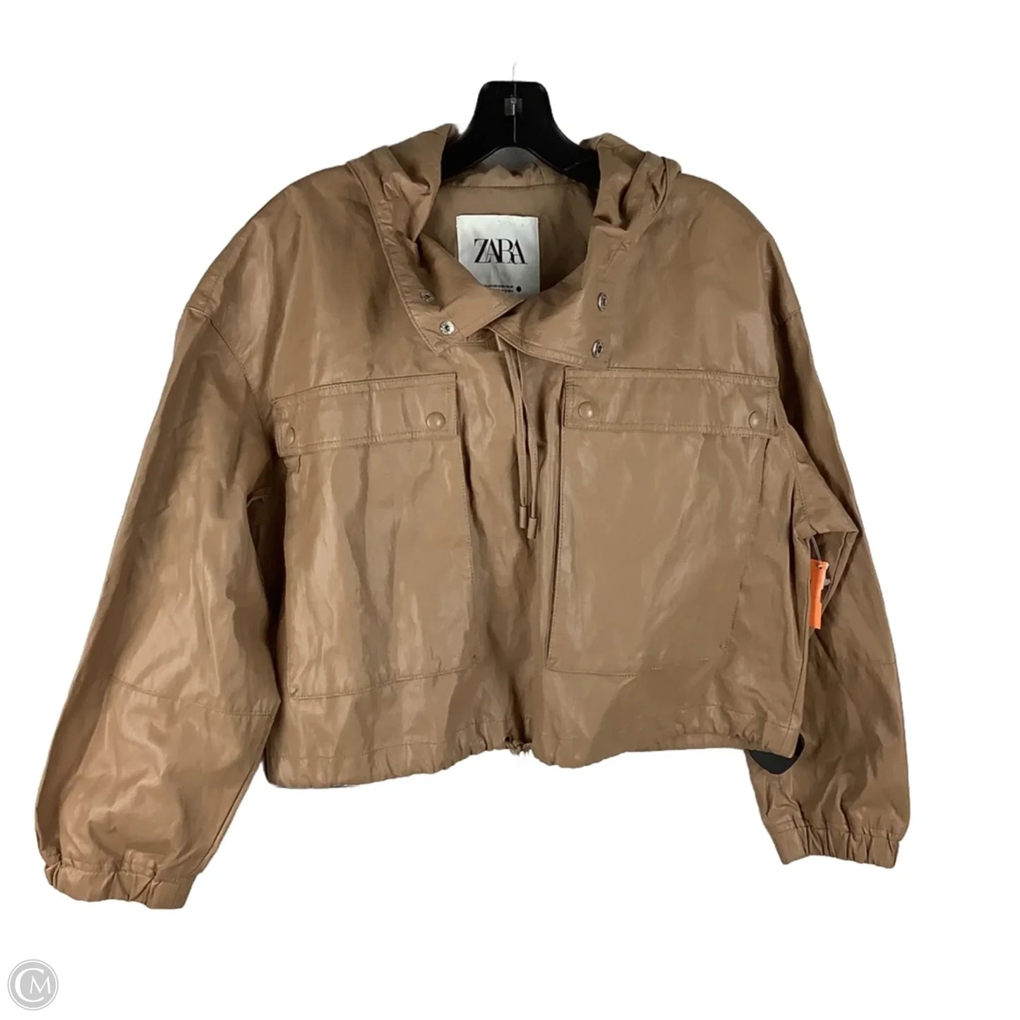 Jacket Other By Zara In Bronze, Size: Xs/S