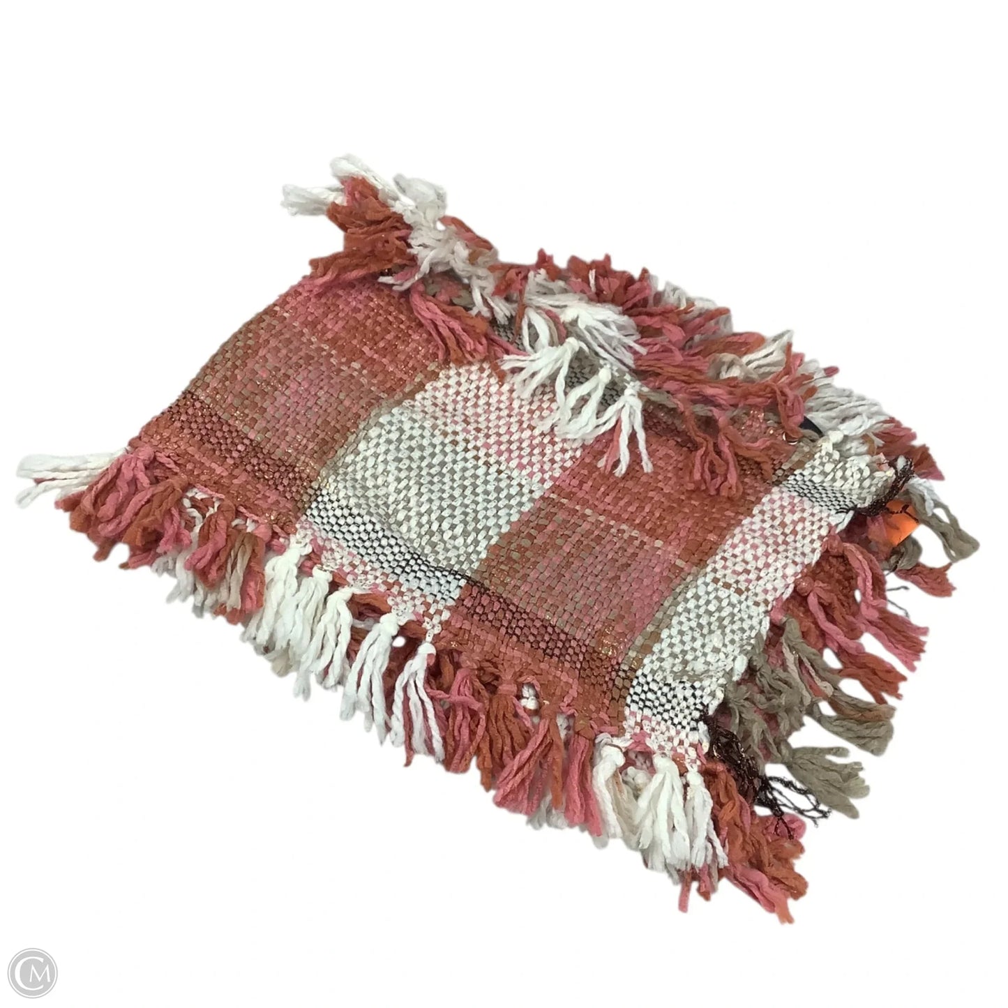 Scarf Winter By Clothes Mentor In Orange & Pink