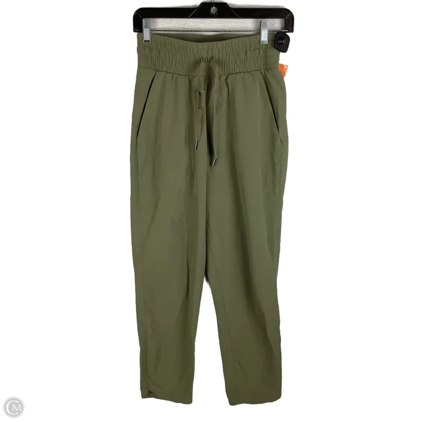 Athletic Pants By Spanx In Green, Size: Xs