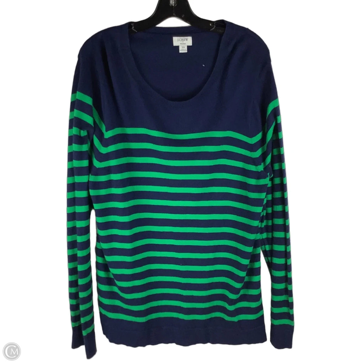 Top Long Sleeve By J. Crew In Striped Pattern, Size: 2x