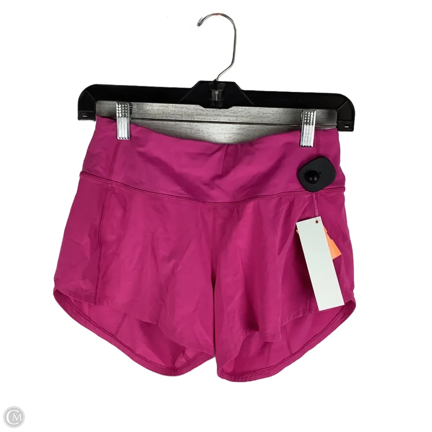 Athletic Shorts By Lululemon In Pink, Size: 4