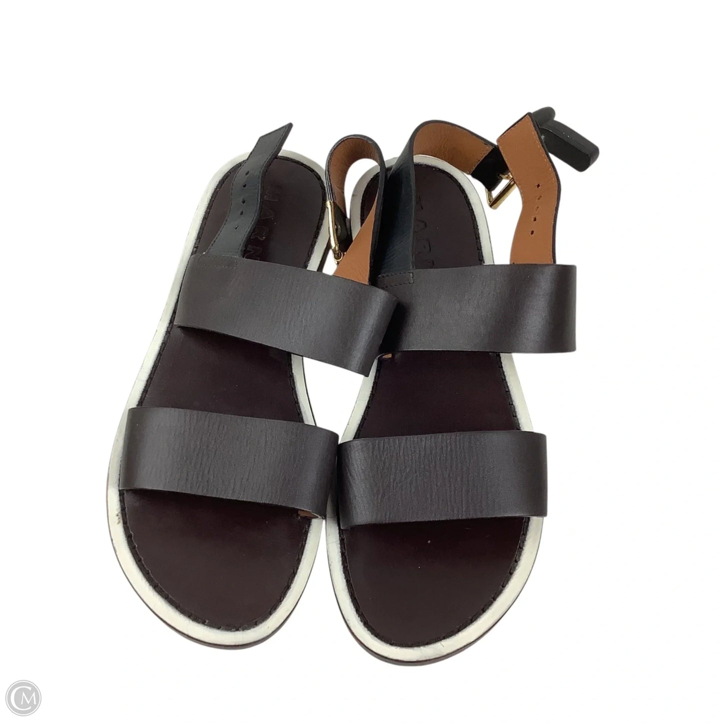 Sandals Designer By Marni In Brown, Size: 36.5