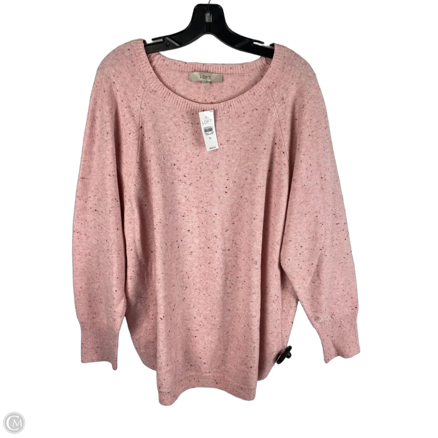 Top Long Sleeve By Loft In Pink, Size: Xl