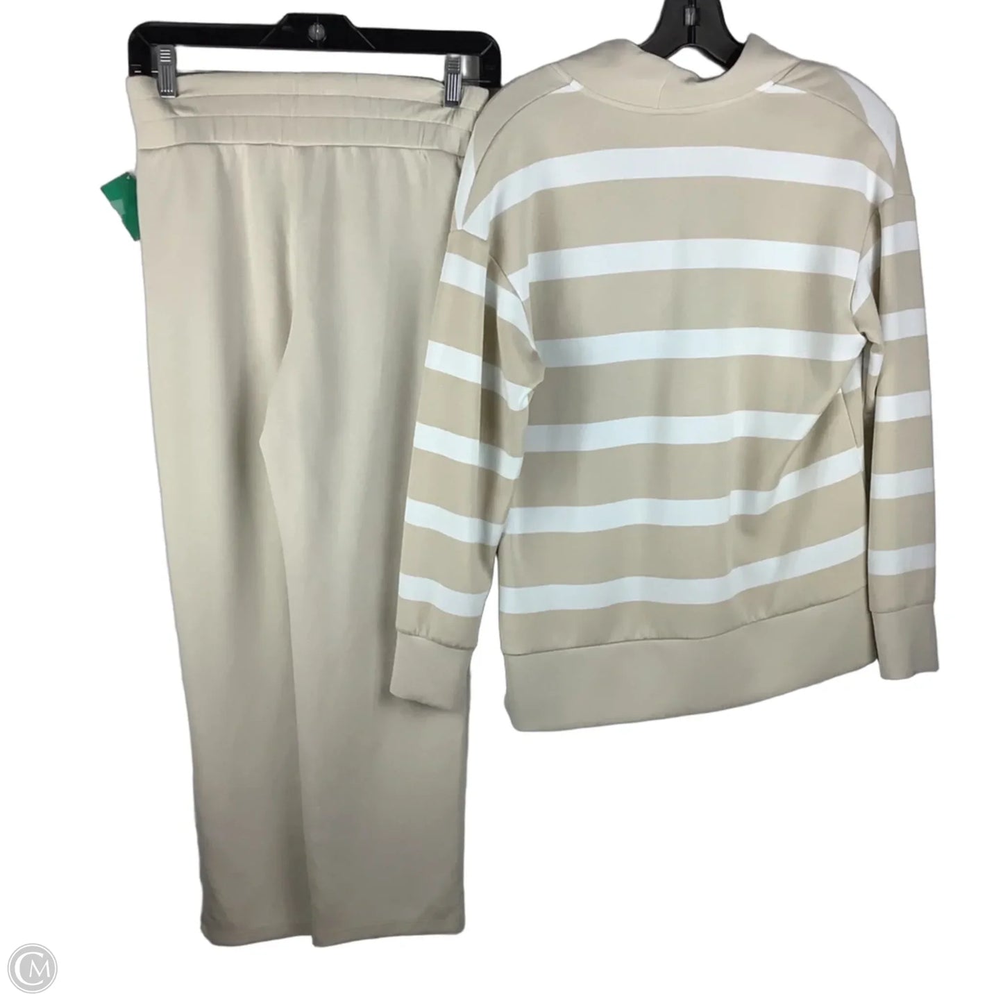 Pants Set 2pc By Belle By Kim Gravel In Cream, Size: Xxsp/xsp