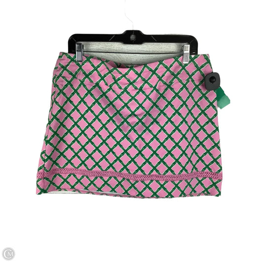 Skort By Crown And Ivy In Green & Pink, Size: 14