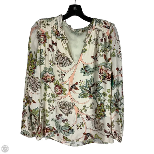 Top Long Sleeve By Spartina In Multi-colored, Size: L