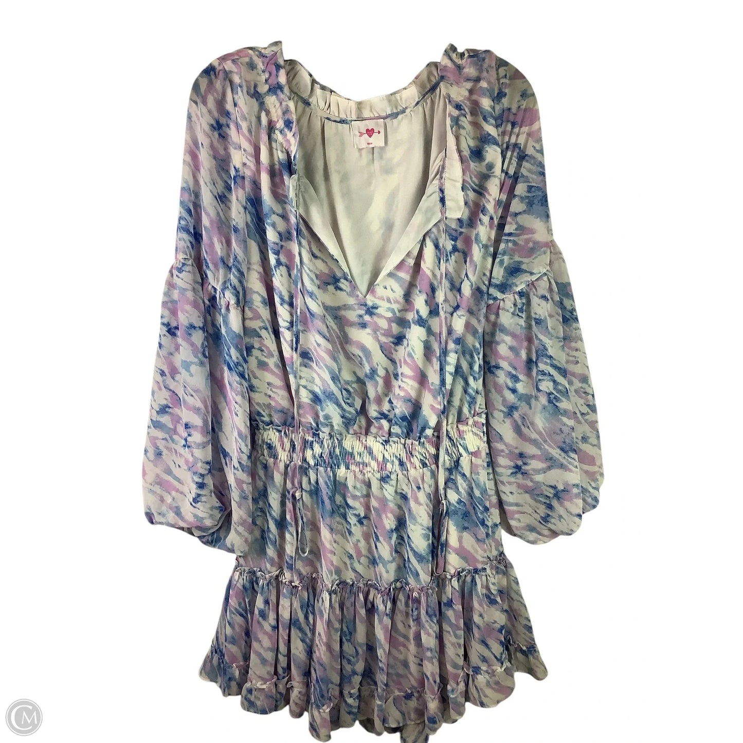 Dress Casual Short By Buddy Love In Blue & Purple, Size: M