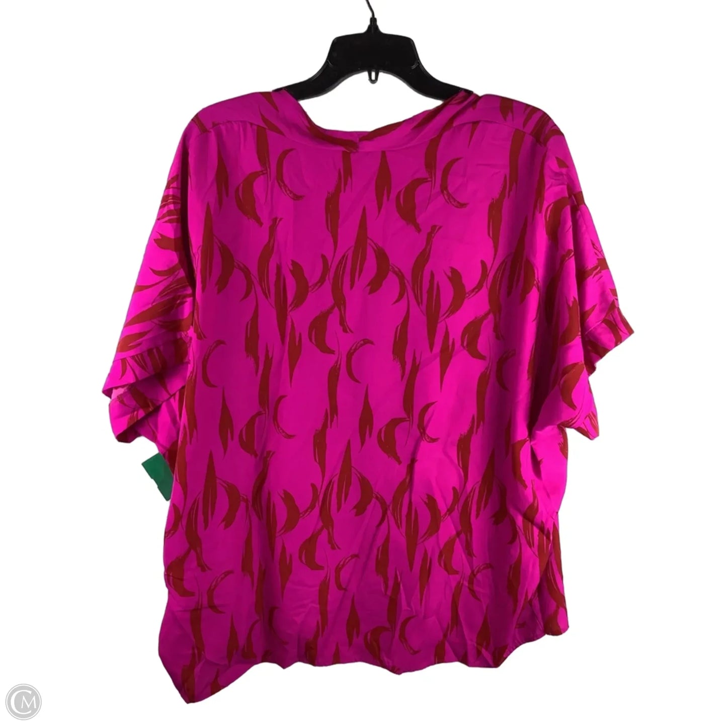 Top Short Sleeve By Jodifl In Pink, Size: 1x