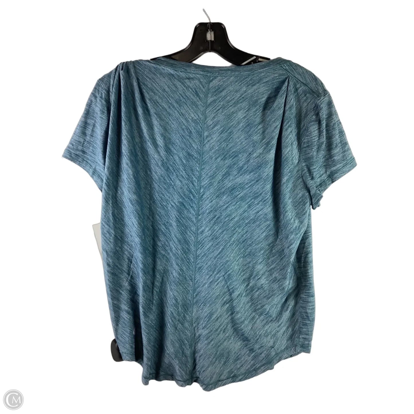 Athletic Top Short Sleeve By Lululemon In Blue, Size: S