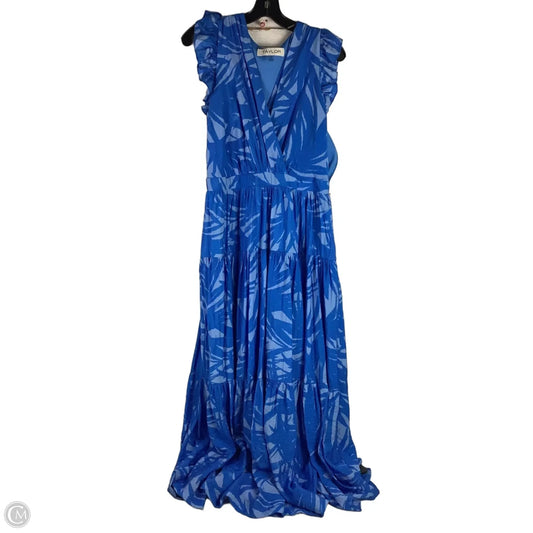 Dress Casual Maxi By Taylor In Blue, Size: 10