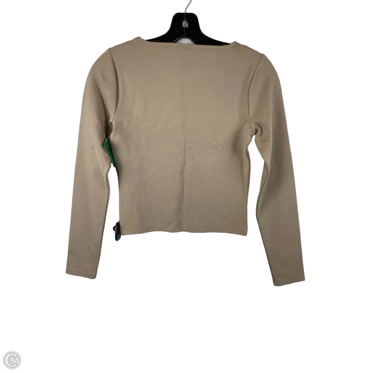 Top Long Sleeve By Abercrombie And Fitch In Brown, Size: Xs
