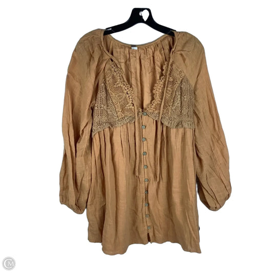 Dress Casual Short By Free People In Orange, Size: M