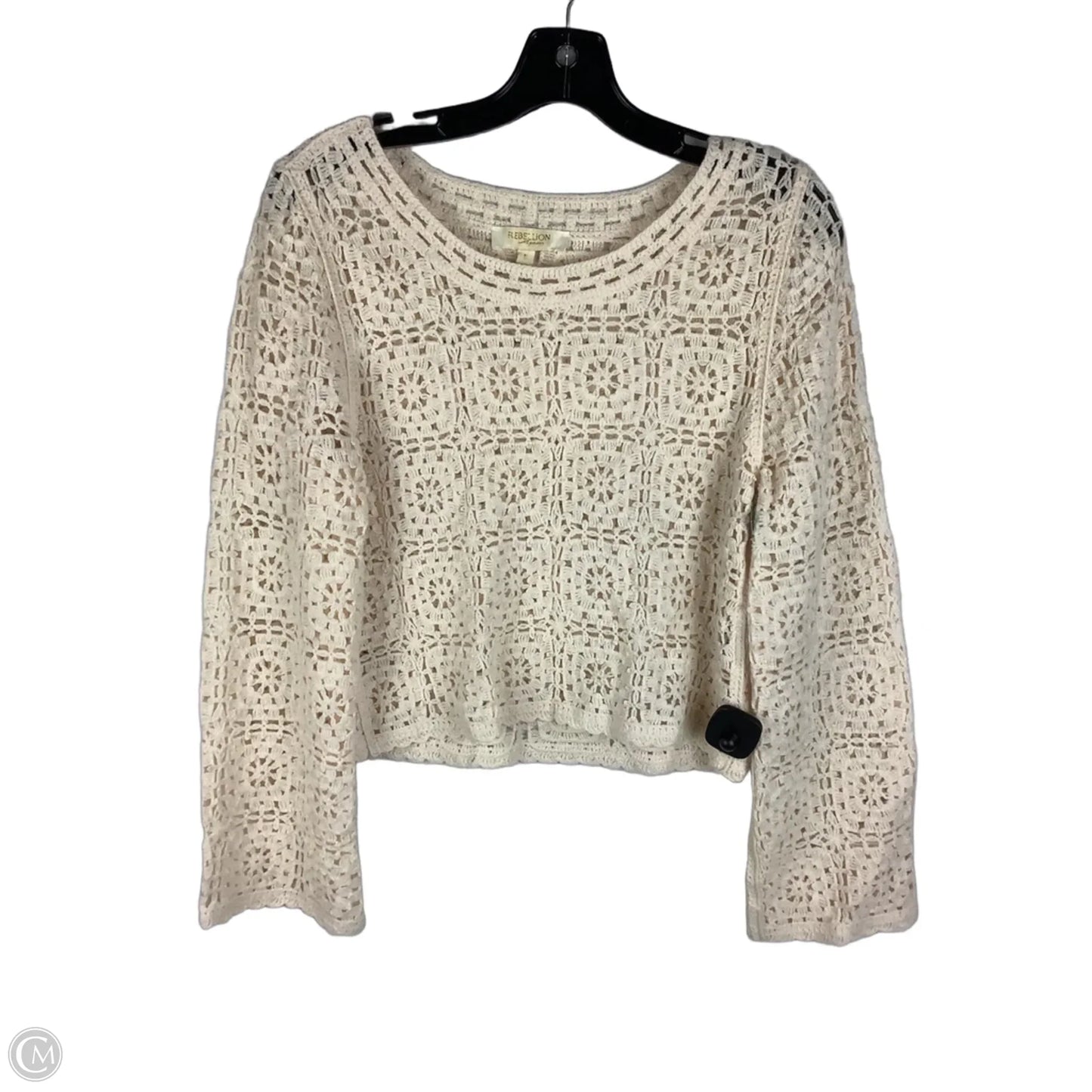 Sweater By Rebellion In Cream, Size: S