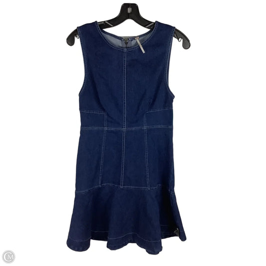 Dress Casual Short By Free People In Blue Denim, Size: 2