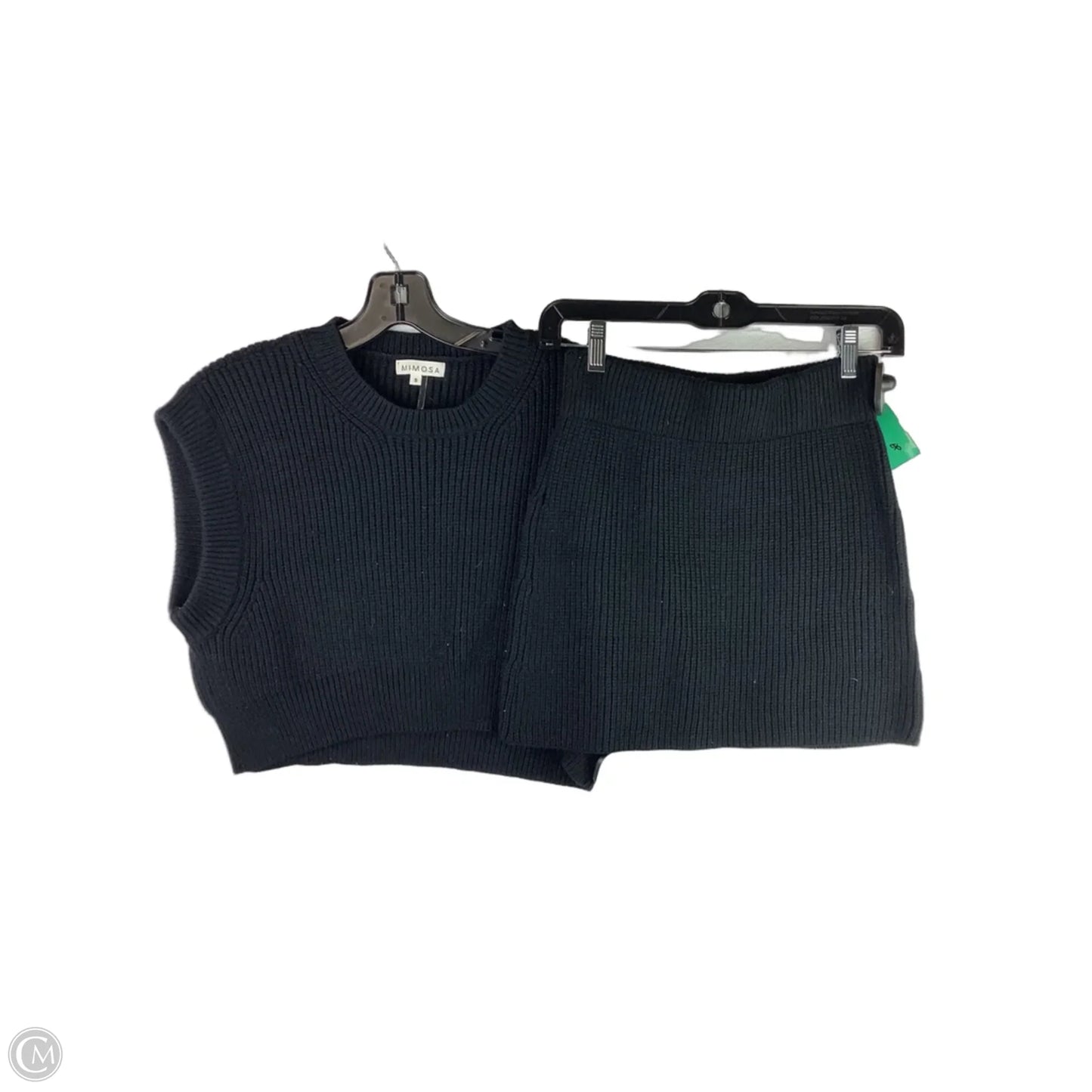 Skirt Set 2pc By Mimosa In Black, Size: S