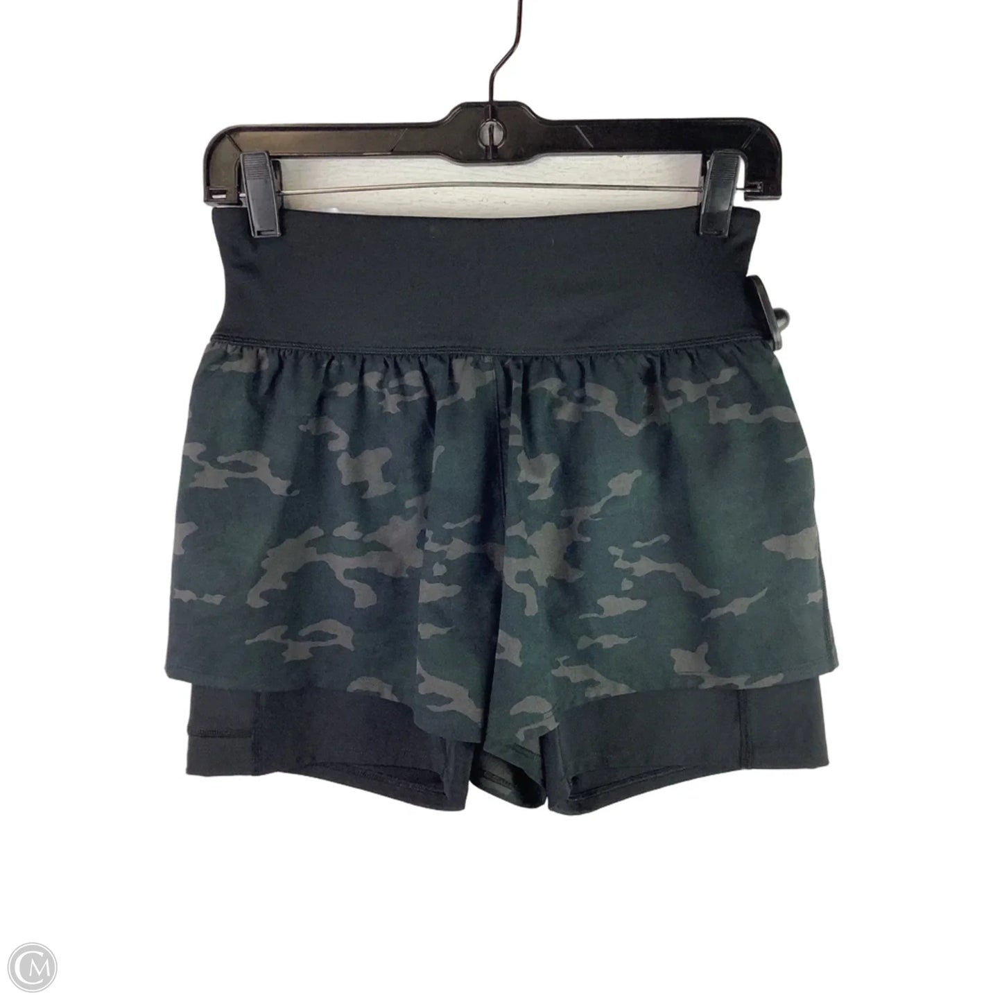 Athletic Shorts By Spanx In Camouflage Print, Size: S