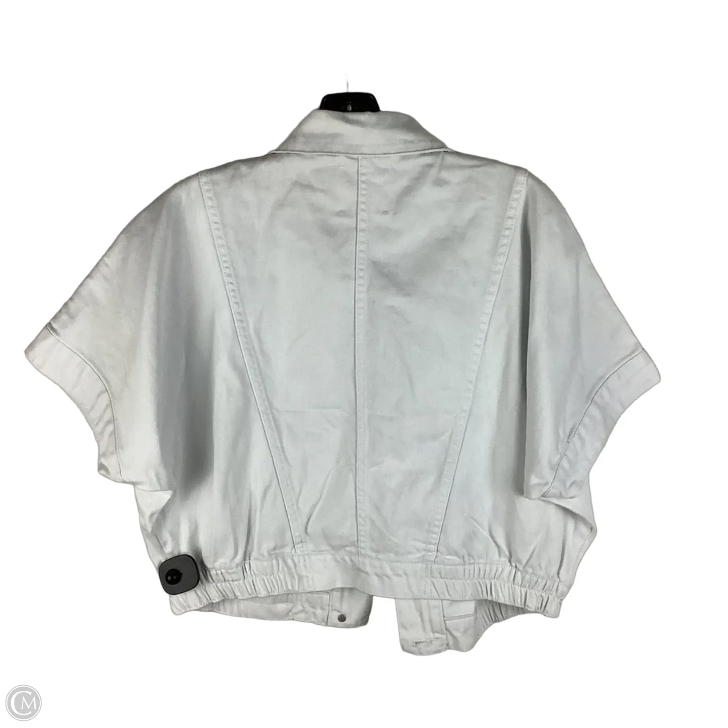 Top Short Sleeve By Habitual In White Denim, Size: S