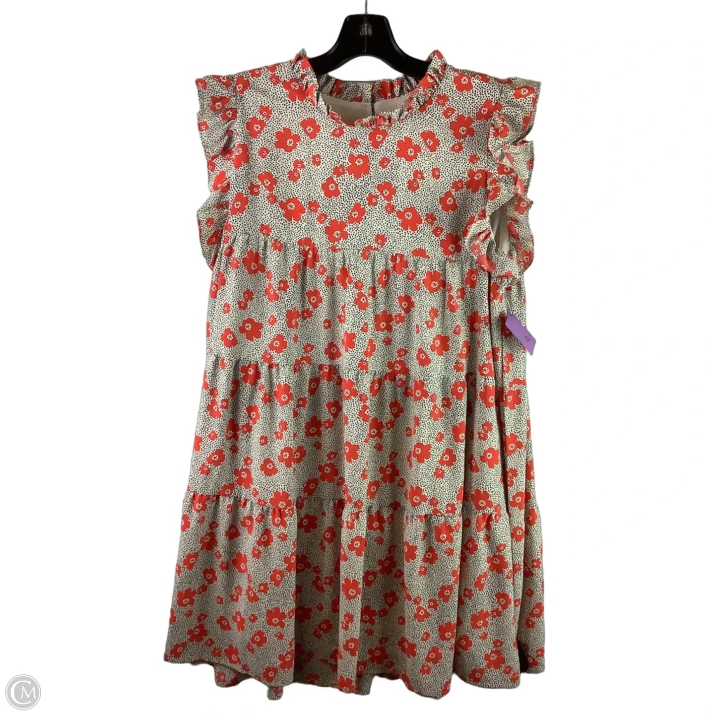 Dress Casual Short By Jodifl In Floral Print, Size: M